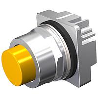 SIEMENS 52PM8B4 Round PUSHBUTTON,MOM,YLW,EXTENDED,2POS