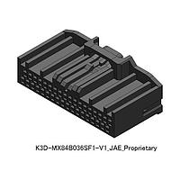 JAE Electronics MX84B024PF1 Housings Connector Pin Housing 24POS