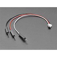 Adafruit 5755 Rectangular Cable Assemblies JST SH Compatible 1mm Pitch 3 Pin to Premium Male Headers Cable - 100mm long