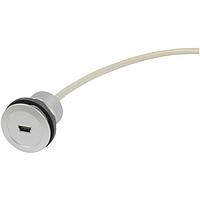 HARTING 09454521940 USB Cables / IEEE 1394 Cables har-port USB 2.0 Mini-B - A coupler with cable, 0.5m - silver version