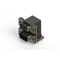 EDAC 664-009-264-031 Dual Port D-Sub Connectors Right-angle Dual Port D-Sub Connector