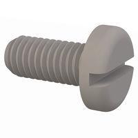Essentra Components 011032P043 Pan Slotted Pan Slotted Screw, #10-32 Thread, 7/16 Lg