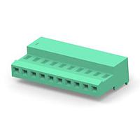 AMP Connectors - TE Connectivity 4-641193-0 Receptacle Assembly 10P MTA100 CONN ASSY GRN LF