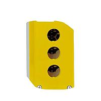 SCHNEIDER XALK03 Switch Cases / Switch Covers 22MM 3 UNIT ENCLOSURE/YELLOW COVER
