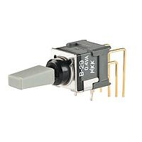 NKK Switches B29KV-AH Toggle Switches ON-OFF(ON) .370 HIGH GRAY VERT PC .4VA