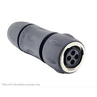 Eaton Souriau-Sunbank UTGX6JC104S Plugs Plug, with cable gland backshell, for 4 female contacts, IP68/69K