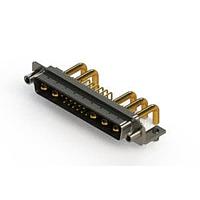 EDAC 629-17W5250-3ND Mixed Contact D-Sub Connectors Right-angle Power Combo D-Sub Connector