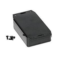 Hammond Manufacturing 1591MF2BK Flanged Enclosure ABS w/Bottom Flange 3.3x0.8x2.2" Black