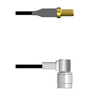Amphenol Custom Cable Q-2Z04W0008018i RF Cable Assemblies SMA-SJ/TNC-RP RG58 18I