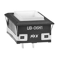 NKK Switches UB06KW015F Panel Mount Indicators / Switch Indicators RECTANGULAR GRN LED SOLDER LUG BODY ONLY