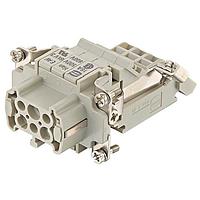 HARTING 09330064729 Inserts FEMALE INSERT 6 POLES+PE