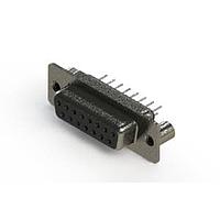EDAC 628-015-220-049 Receptacle Vertical Metal Body D-Sub Connector