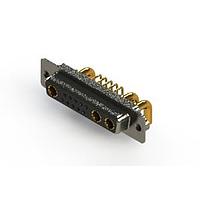 EDAC 630-13W3240-3T2 Mixed Contact D-Sub Connectors Right-angle Power Combo D-Sub Connector