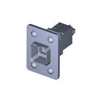 AMP Connectors - TE Connectivity 5-2120871-1 Industrial VARIANT 14 JACK METAL CAT5E 180DEG