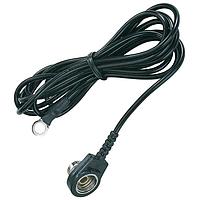 Desco 13268 Grounding CORD, GROUND, STACKING SNAP, WITH RESISTOR, 10'