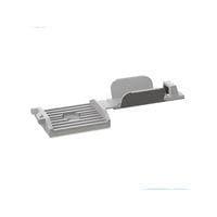 Essentra Components RDAFCC-25 Clip Clamp,Flat,Screw Mnt,Gry,1 in Max Wdt