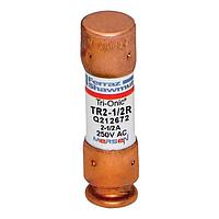 Mersen TR2-1/2R Time Delay Fuse Fuse,Time Delay,Class RK5,Rejection Style,200kA AC/20kA DC,250VAC/DC,2-1/2A