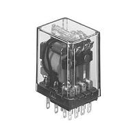 AMP Connectors - TE Connectivity KHAU-17A12-12 Standard Relay 4PDT 5A 12VAC 43Ohm Socket