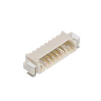 AMP Connectors - TE Connectivity 1734261-8 Shrouded 8 POS HDR R/A SMT 1.25mm