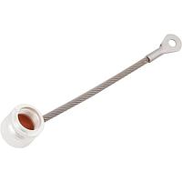 Amphenol SV Microwave M39012/25-0120 Single Port Connectors TNC Male Dust Cap, Wire Rope