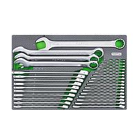 TOPTUL GED3025 15° Offset Standard Combination Wrench Set (30 pcs)