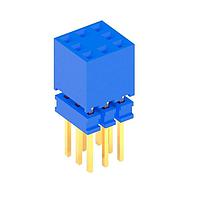 Samtec ASP-232112-07 Socket Strips FleXYZ UXV/35 9-PIN 2MM SOCKET STRIP, POLARIZED CENTER POS