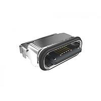 Amphenol Commercial Products 12402214E512A USB Type C Connectors USB2.0, Type C, Top mount, Center Height 1.50mm, Dual Row SMT, IP68