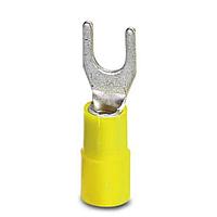 PHOENIX CONTACT 3240044 Spade Fork-typ cbl lug,ylw 4 - 6 mm2 M6