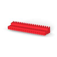 AMP Connectors - TE Connectivity 4-640620-9 Receptacle Housing 19P MTA100 CONN ASSY F/T RED