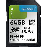 Swissbit SFSD016GL1PT1TB-I-5E-02P-SW4 SD Cards Industrial SD Card, PS-66 DP (longevity), 16 GB, 3D PSLC Flash, -40C to +85C