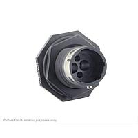 Eaton Souriau-Sunbank UTGX7102W2P Receptacles Jam nut receptacle, without backshell, for 4 male contacts, IP68/69K