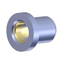 Preci-Dip 15113-83-0710 Open-Bottom Socket Pin Recept Conn. 0.059in-0.078in, 1,50mm-2,00mm NoTail Solder 83 Plt