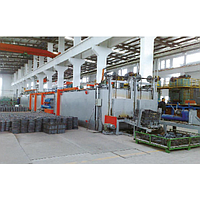 Wondery DWQH2-1 Double-row Push-rod Isothermal Spheroidizing Annealing Furnace (200*2 kW; 24000 kg/h; 27000 mm)