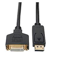 Tripp Lite P134-001-GC Adapter Cable 1FT DP TO DVI GOLD ADAPTER,M/F
