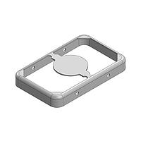 Masach Tech MS233-20F-NS EMI/RFI Shield Frame, Two-Piece 23.3 x 14.5 x 3mm Two-piece Drawn-Seamless RF Shield/EMI Shield FRAME (Nickel-Silver)