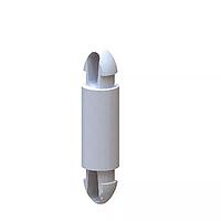 Essentra Components MDLSP2-22M-01 PCB Support CB Spt,Dual Lck,Natural,22MM Spc