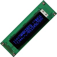 Microtips Technology UMSH-3267MD-3UB LCD Character Display Modules 20x2 VLCD Character Blue LED Backlight