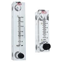 Dwyer VFA-21-SS Acrylic Flowmeters for Gas/Liquid, 2" & 4" Scales, NIST Options (1/8 in, NPT Female)