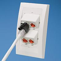 Panduit PSL-DCPLS-C Wire Ducting & Raceways Super Recessed Lock-In Device, 100 Devic