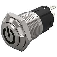 EAO 82-4161.2000.B002 Anti-Vandal 82-4161.2000.B002.pushbutton.maintained.16 mm.stainless steel.flush/raised.no LED.no colour.no LED.soldering terminal.stand by