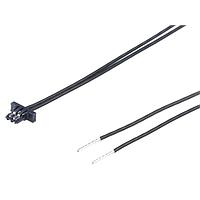 Molex 226202-1083 Power and Signal Cable Assemblies Zero-Hachi Pigtail Cable Assembly, Single Row, Tin  2 Circuits, 600.00mm Black