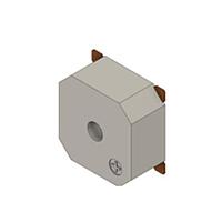 PUI Audio SMT-0927-T-3-R Electromagnetic TRANSDUCER 3VP-P 87DB 2731HZ