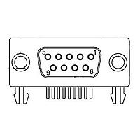 Kycon KF22X-E9S-N Receptacle .318 9P RECPT R/A BRD LOCK