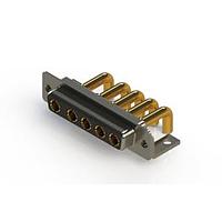 EDAC 630-5W5-250-4TC Mixed Contact D-Sub Connectors Right-angle Power Combo D-Sub Connector