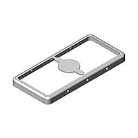 Masach Tech MS405-10F-NS EMI/RFI Shield Frame, Two-Piece 40.5 x 18.9 x 2.8mm Two-piece Drawn-Seamless RF Shield/EMI Shield FRAME (Nickel-Silver)