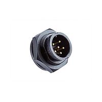 Amphenol LTW ACD-09PMMS-LC7001 Connectors Ceres, Middle Size, Plastic, 5A, 09 pins, Male Connector, Male Contact, Circular, 2 Points Lock, Solder, Receptacle, IP67