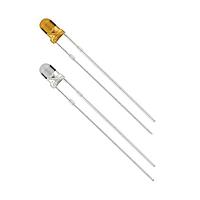 VCC LTH3MM12VFR4700 Single Color LEDs 3mm Thru Hole LED 592nm for 12VDC