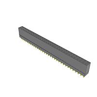 Samtec ESW-132-12-G-D Stackthrough .100" Elevated Socket Strip