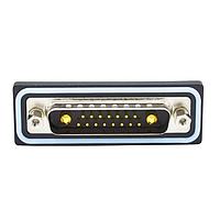 NorComp CDFR17W2113L411 Mixed Contact D-Sub Connectors 17W2 R/A solder M FL 4-40 int thrd 40 Amp