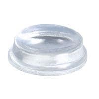 Essentra Components RBS-1 Cylindrical Self-Adhesive Rubber Foot Bumper,Adh Mnt,Clear,Cylnd,.50 in Dia